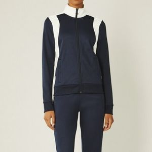 NWOT Tory Sport Color Block Track Jacket Navy